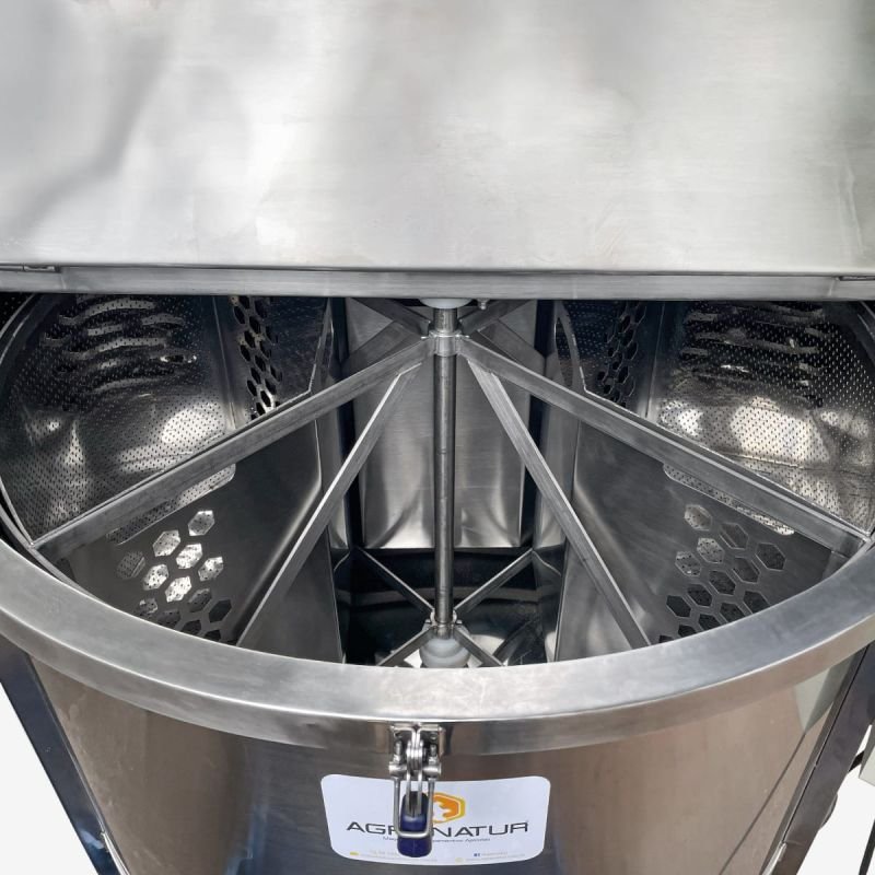 CENTRÍFUGA RECUPERADORA DE CERA C/ INV. DE FREQUÊNCIA até 100 MELG/48 NINHO QUADROS (Langstroth ABNT) - LS