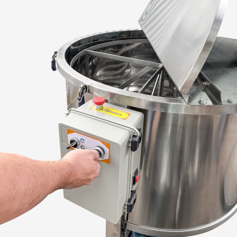 CENTRÍFUGA RECUPERADORA DE CERA C/ INV. DE FREQUÊNCIA até 100 MELG/48 NINHO QUADROS (Langstroth ABNT) - LS