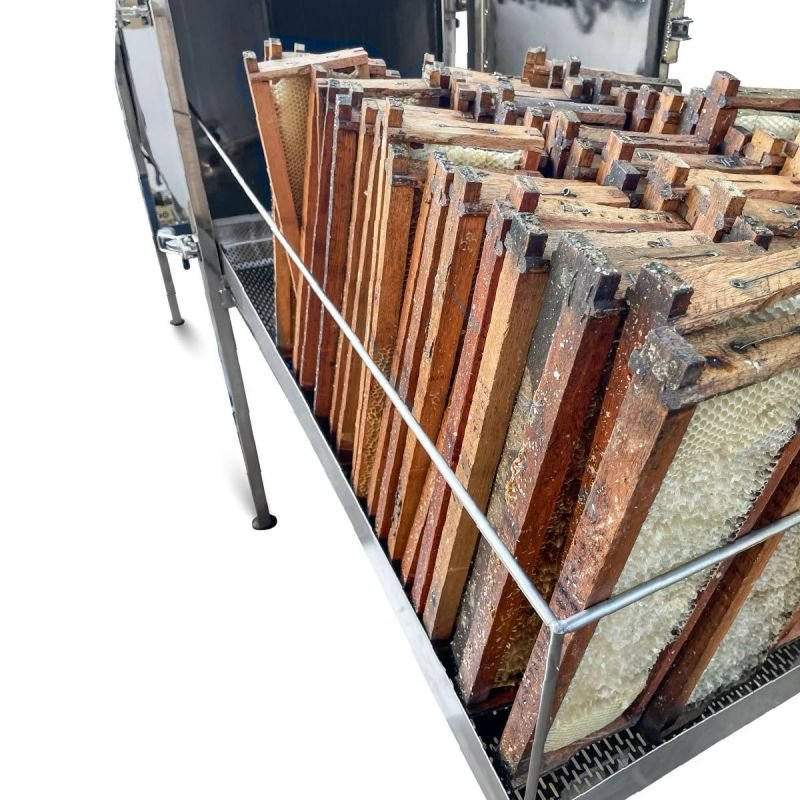 DERRETEDOR DE CERA À VAPOR - AÇO INOX - ATÉ 100 QUADROS MELGUEIRA
