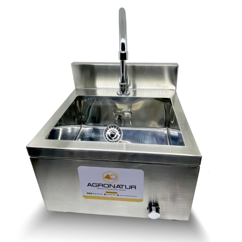 LAVADOR DE MÃOS INOX PARA 1 PESSOA