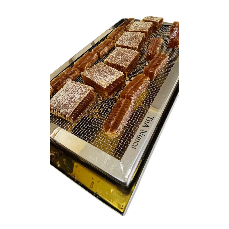 MESA CORTE DE FAVO - TNA NUNES - AÇO INOX 304