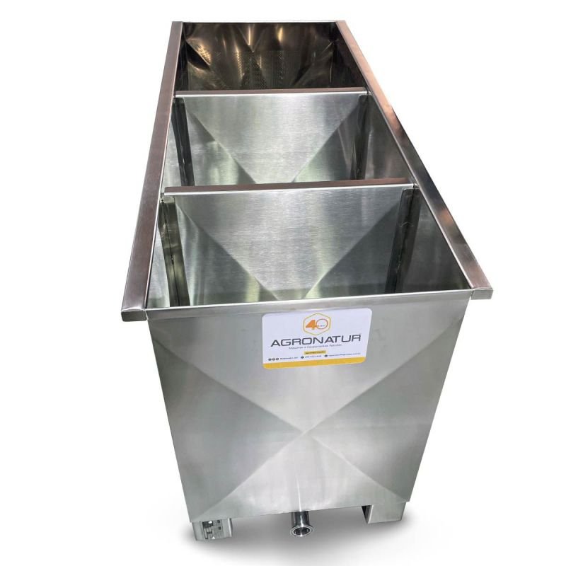 TANQUE PRÉ-FILTRO P/ RECEPÇÃO 400 KG